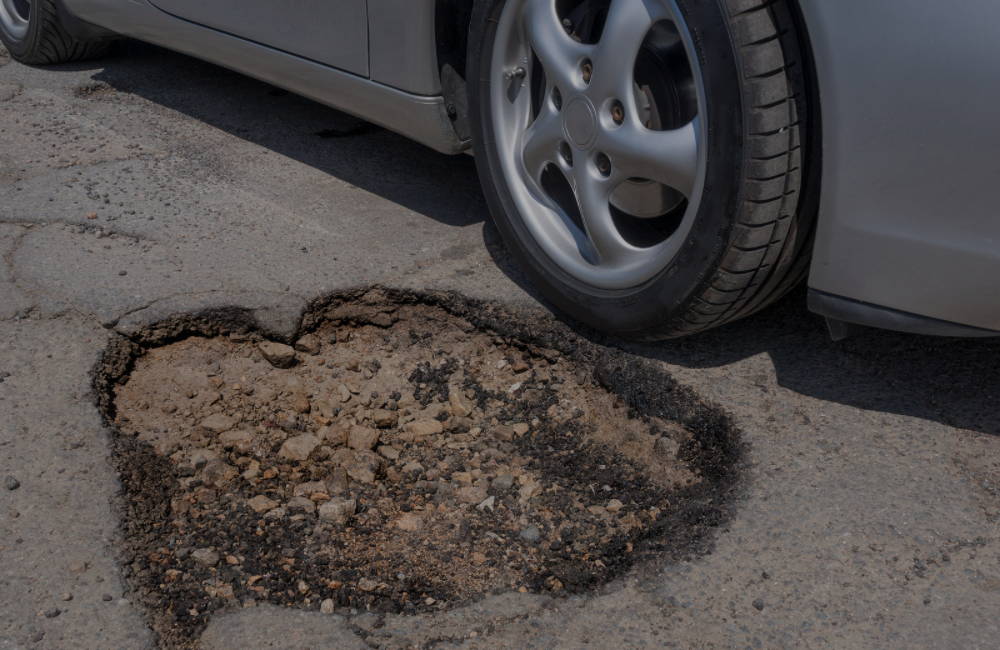 Car accident caused by a pothole, what can you do?